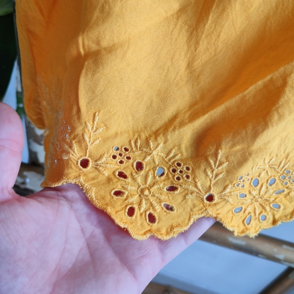 💚 Orange Broderie Anglaise Top - Picture 4 of 14